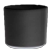 Black Ceramic Pot